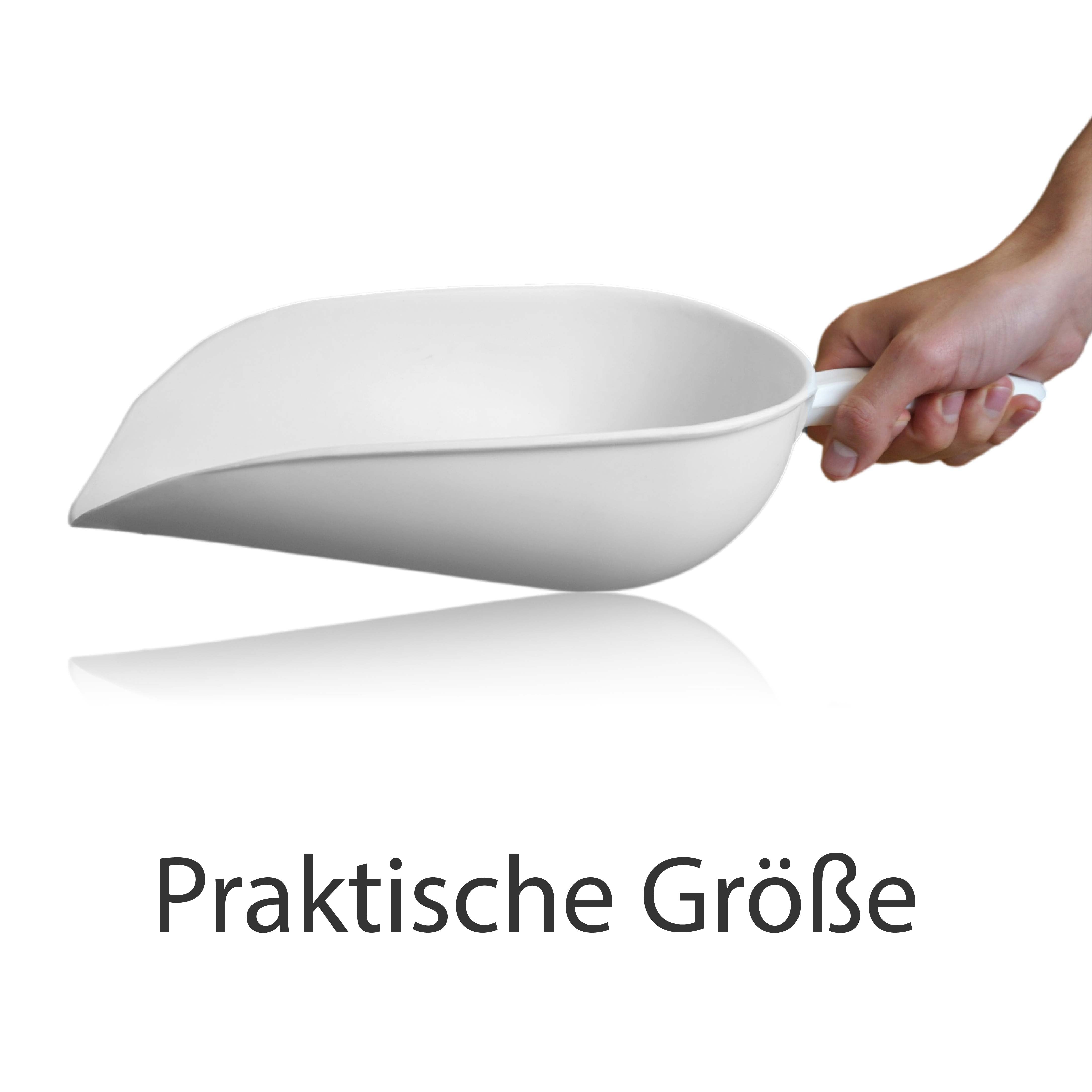 Futterschaufel aus Kunststoff, Portionsschaufel 2kg